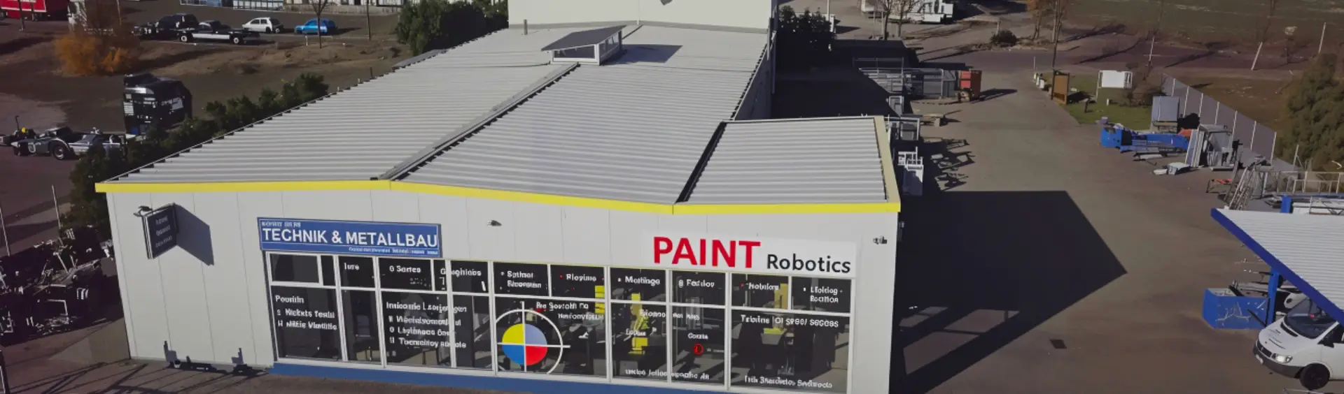 Firmengebäude von Paint Robotics in Krostitz bei Leipzig